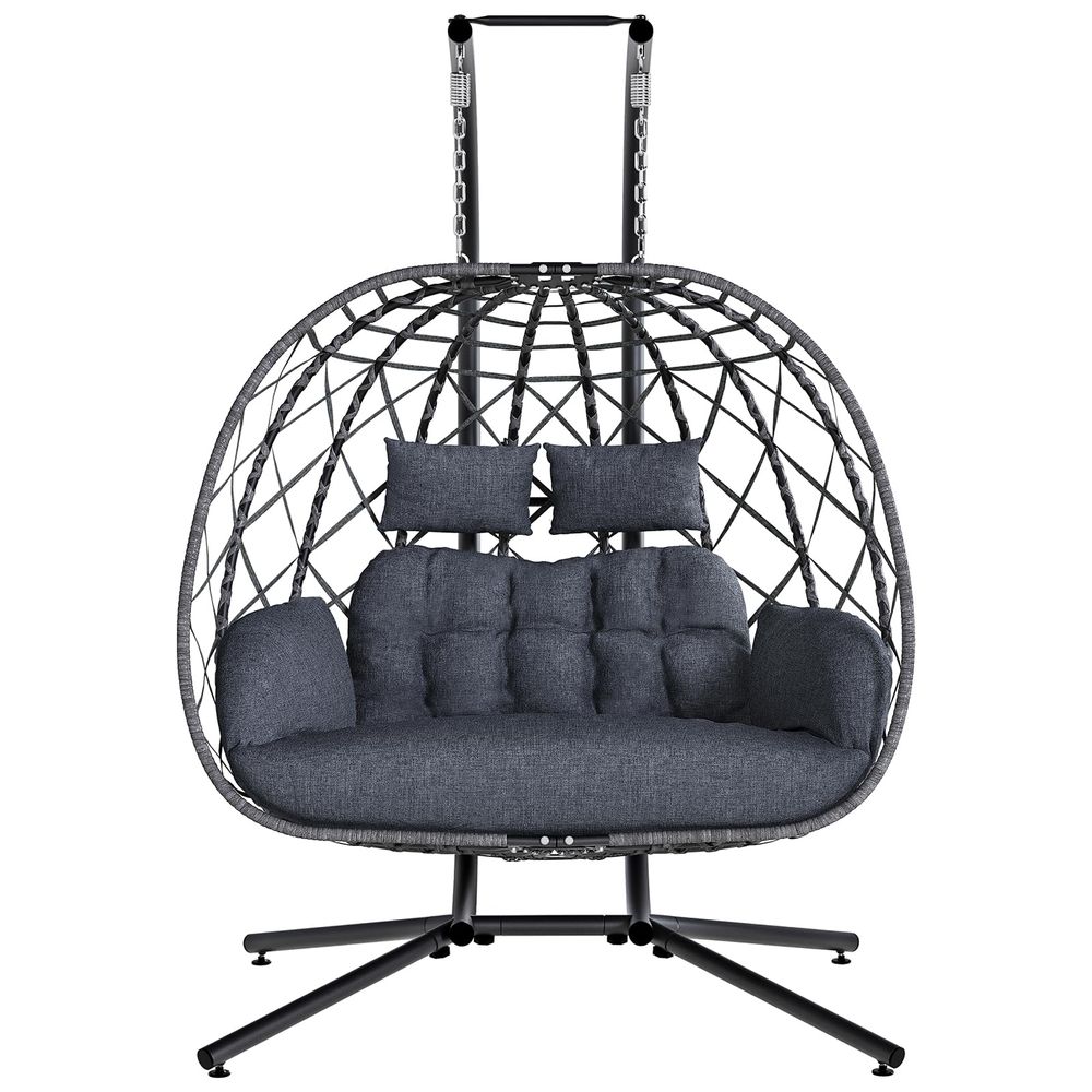 Hanging Egg Chair - Sedia a dondolo doppia a forma
