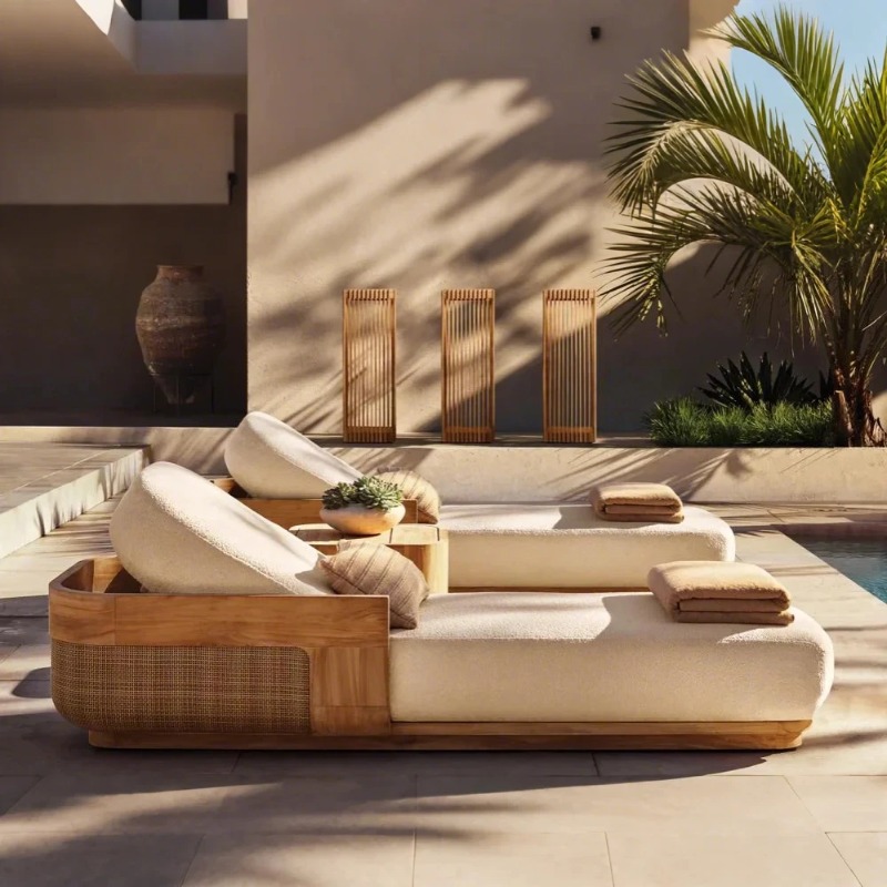 Outdoor Furniture Lounge Chair - Set di Sdraio e Lettini da