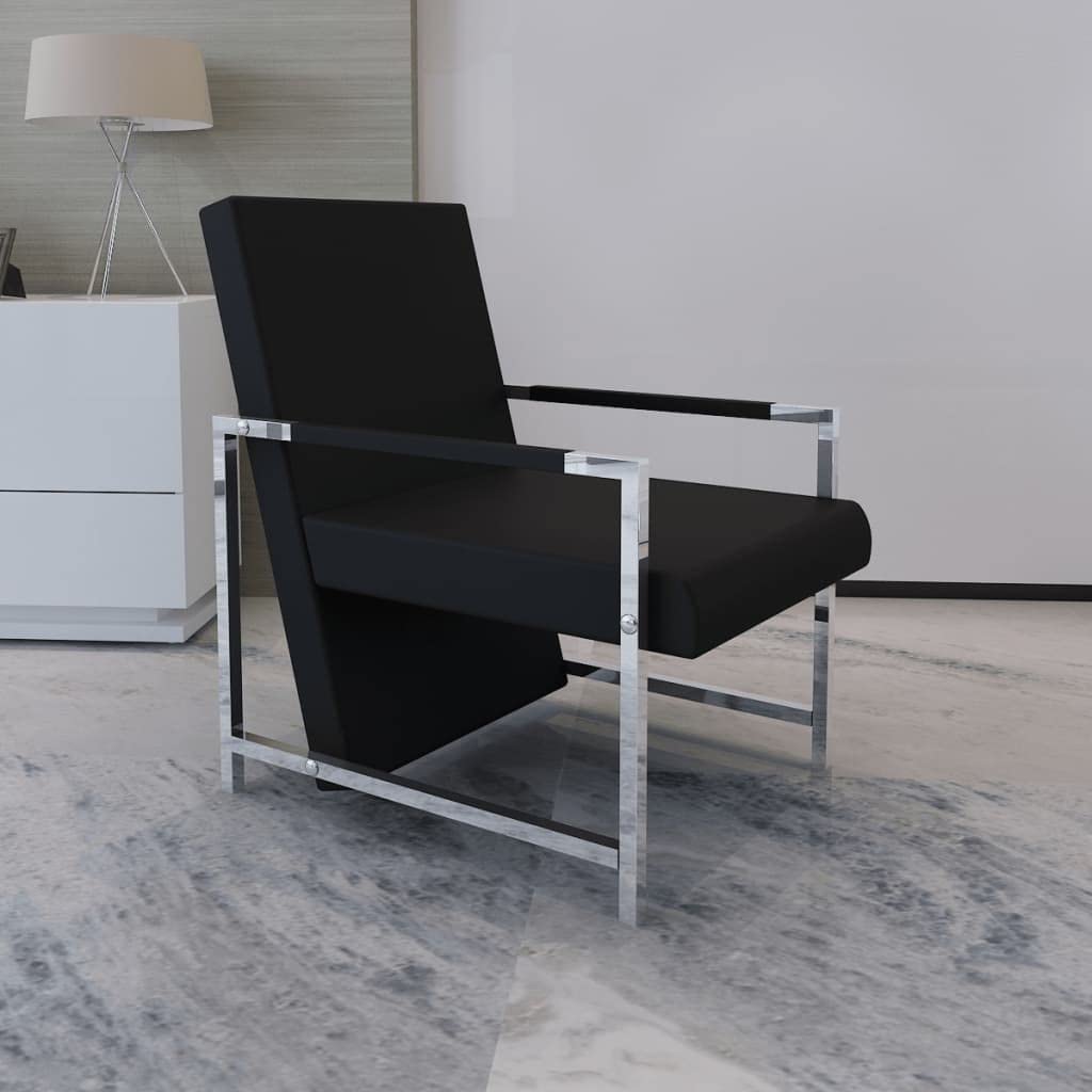 Outdoor Furniture Lounge Chair - Poltrona Cubica con Schienale Alto, Seduta