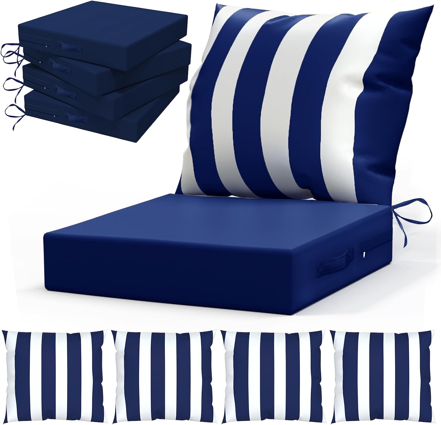 Outdoor Furniture Cushions 24 X 24 - Cuscini per Sedie da Esterno per