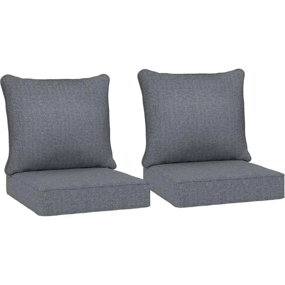 Outdoor Furniture Cushions 24 X 24 - Set di 2 Cuscini per Sedie