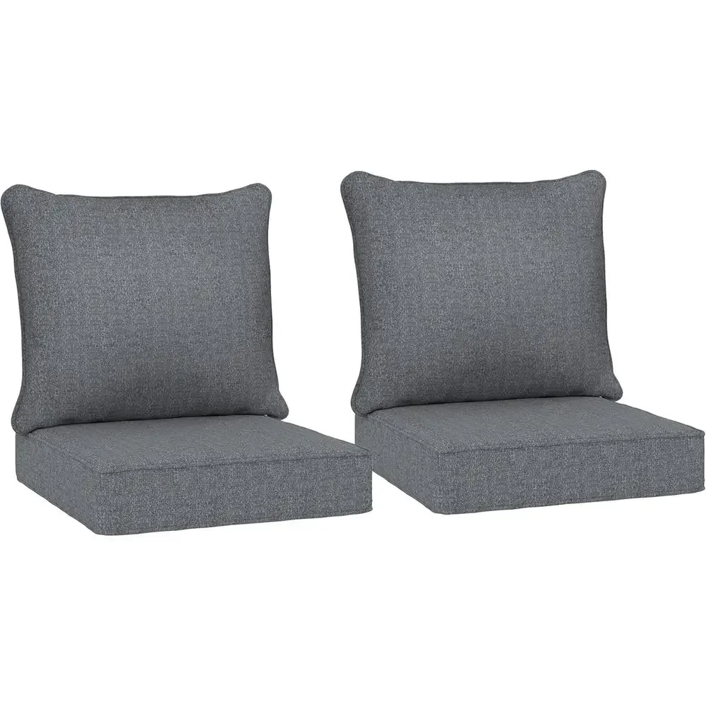 Outdoor Furniture Cushions 24 X 24 - Set di 2 Cuscini per Sedie