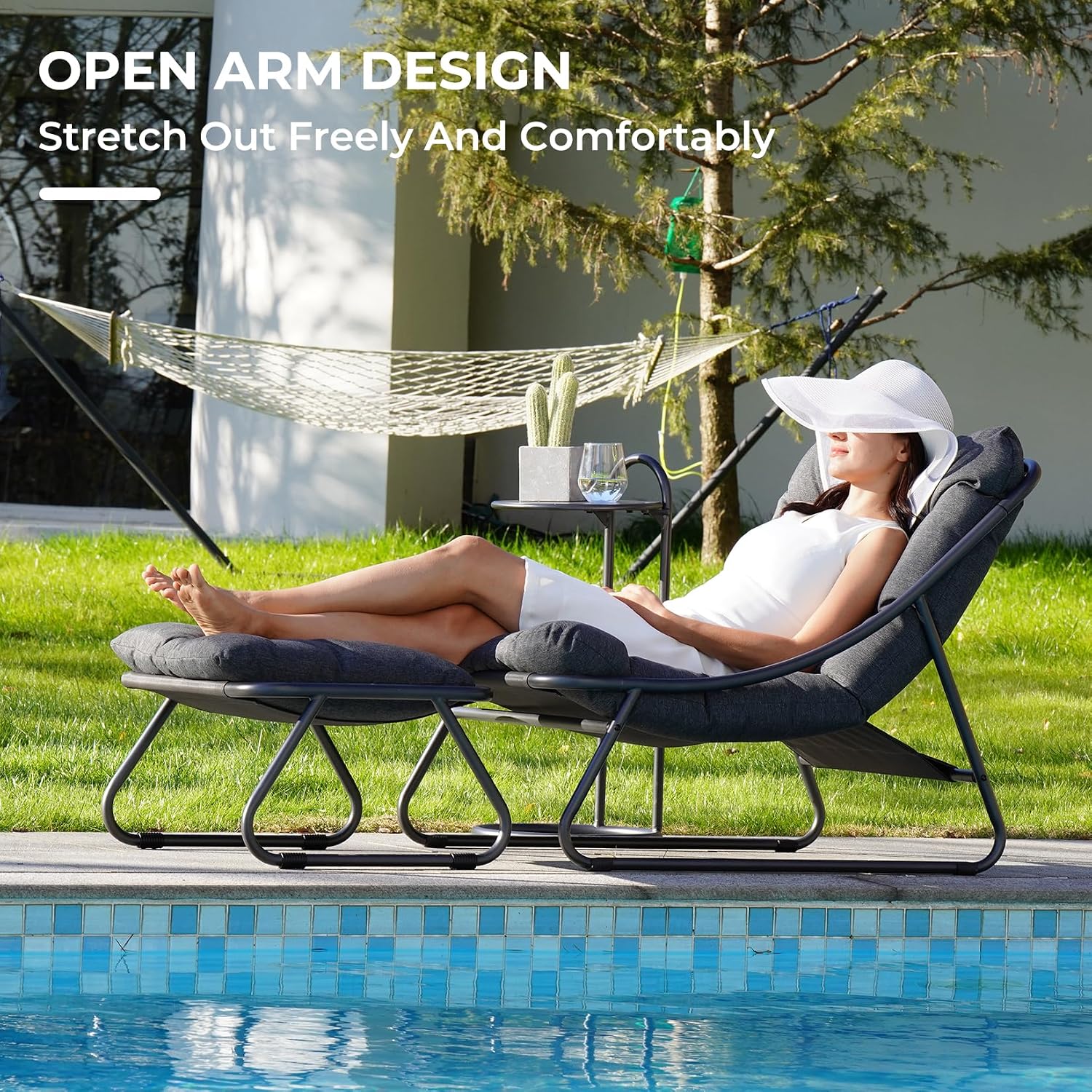 Poltrona da Esterno con Poggia - Outdoor Furniture Lounge Chair recensione e prezzo