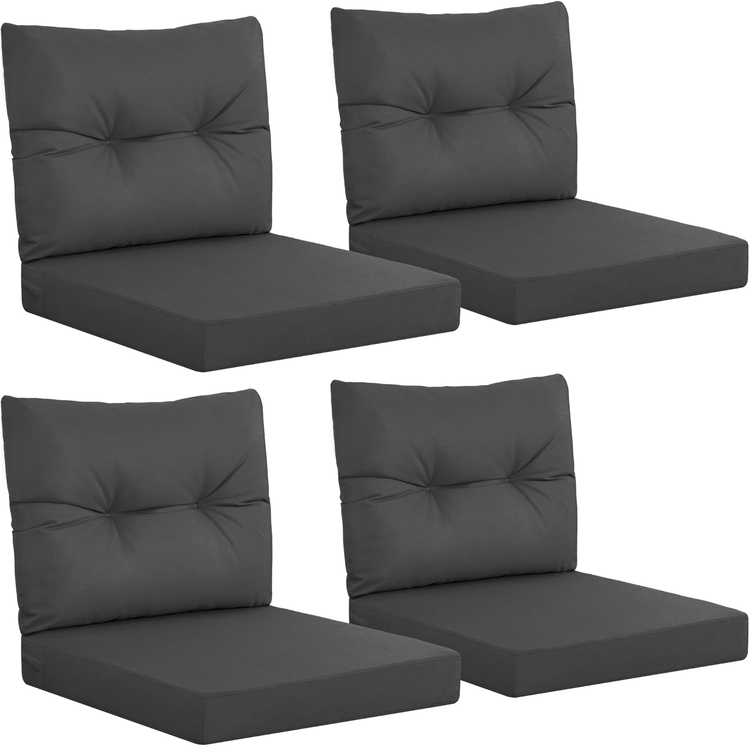 Set di 4 cuscini per mobili da - Outdoor Furniture Cushions 24 X 24 recensione e prezzo