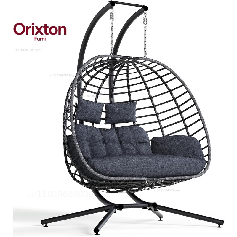 Sedia a dondolo doppia a forma - Hanging Egg Chair recensione e prezzo