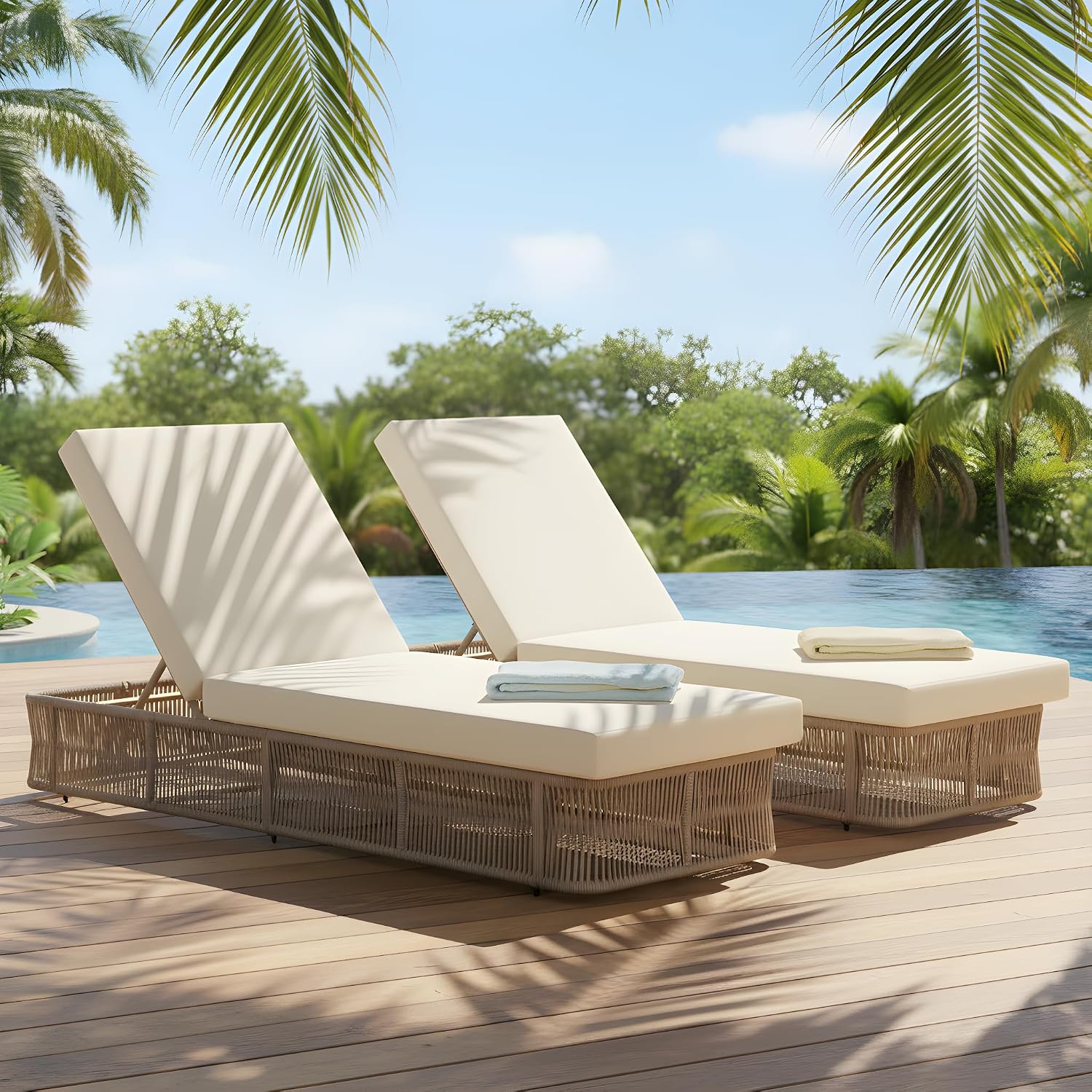Sedia a Sdraio in Corda Intrec - Outdoor Furniture Without Cushions recensione e prezzo