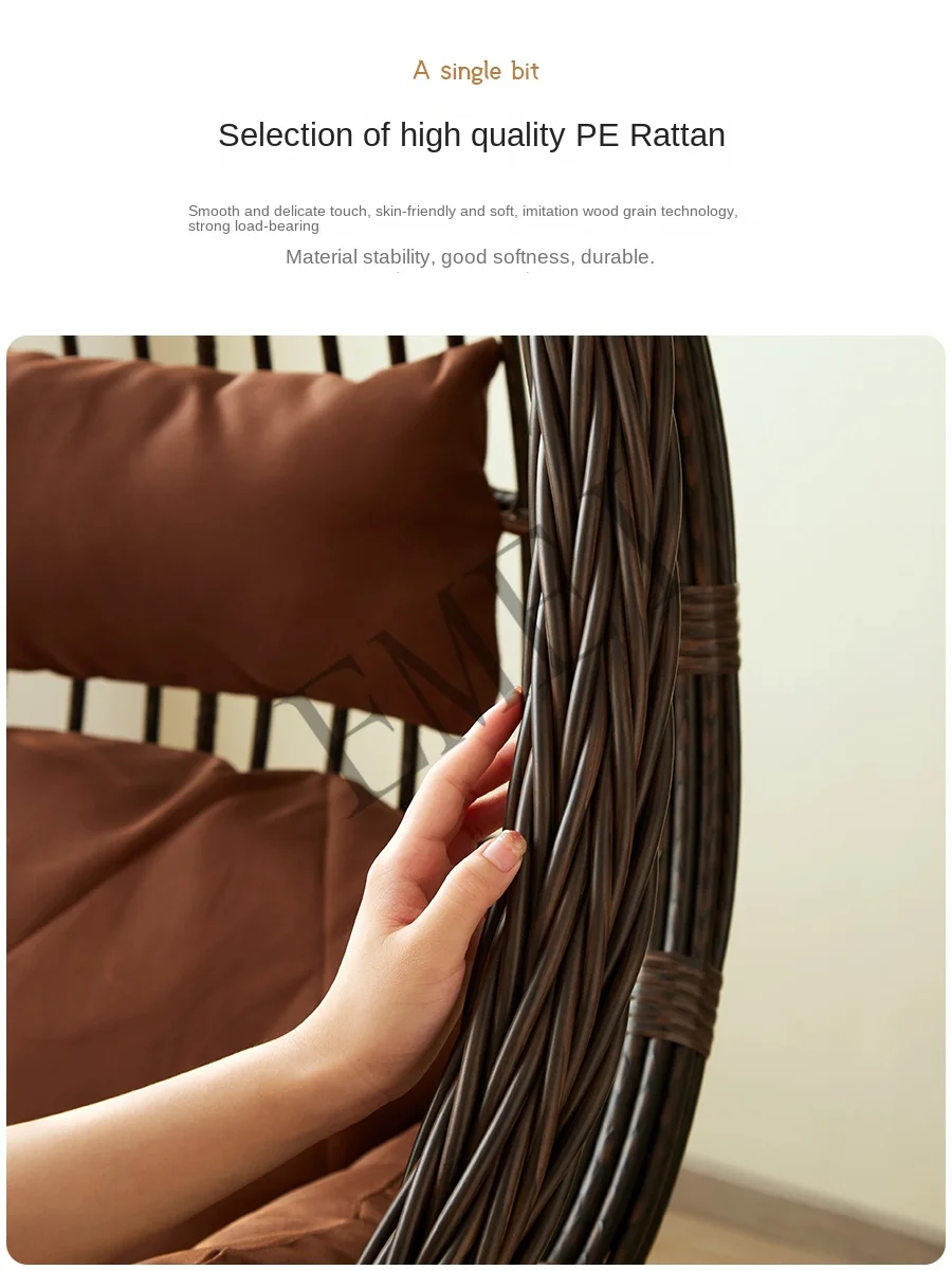 Sedia a dondolo sospesa in rat - Garden Swing Chair recensione e prezzo