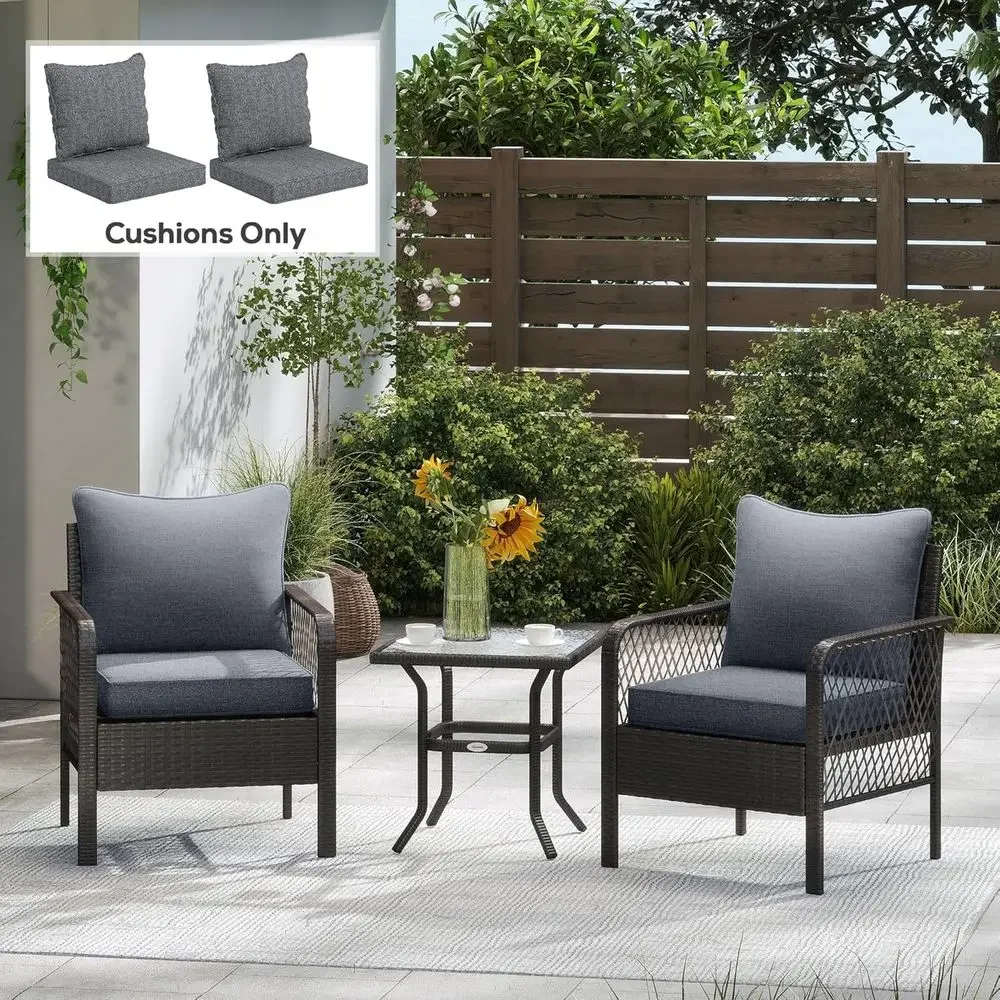 Set di 2 Cuscini per Sedie da  - Outdoor Furniture Cushions 24 X 24 recensione e prezzo
