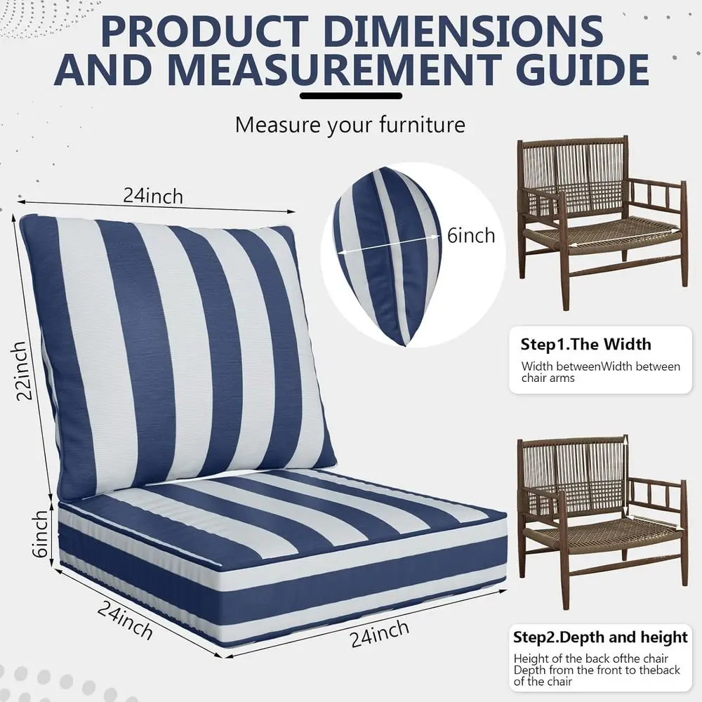 Set di cuscini profondi per es - Outdoor Furniture Cushions 24 X 24 recensione e prezzo