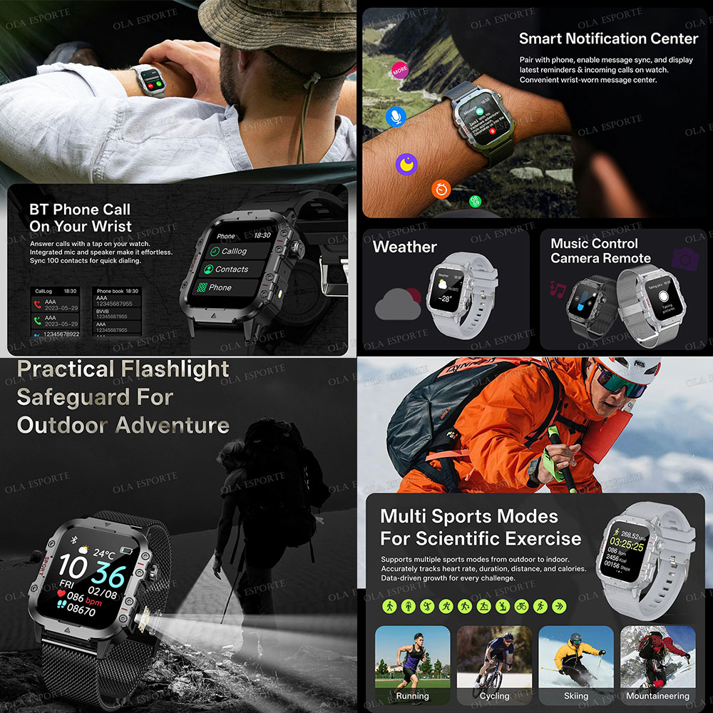 Smartwatch Militare Robusto 20 - Outdoor Rug Waterproof recensione e prezzo