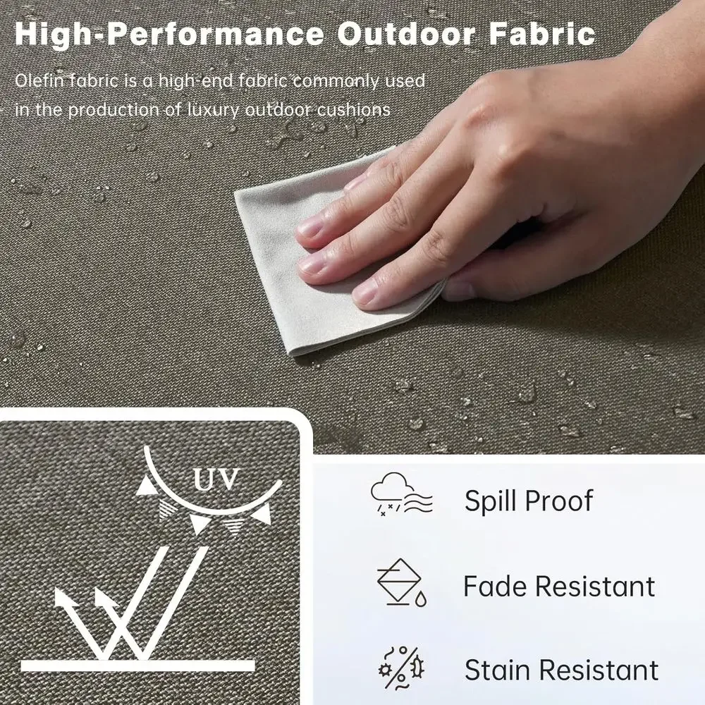 Set di 6 Cuscini Spessi da Est - Outdoor Furniture Cushions 24 X 24 recensione e prezzo