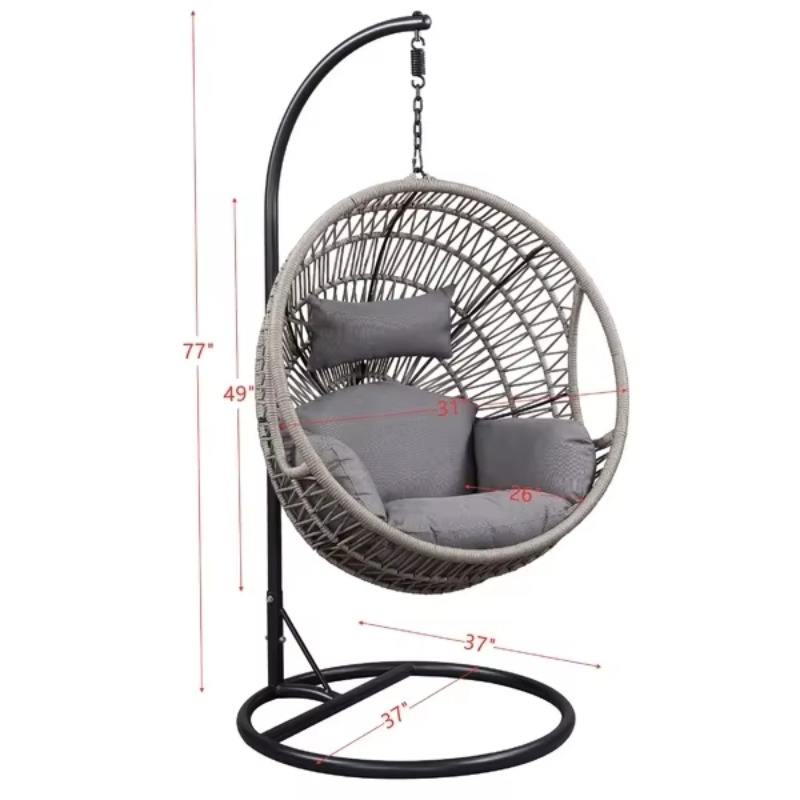 Sedia a dondolo moderna a form - Hanging Egg Chair recensione e prezzo