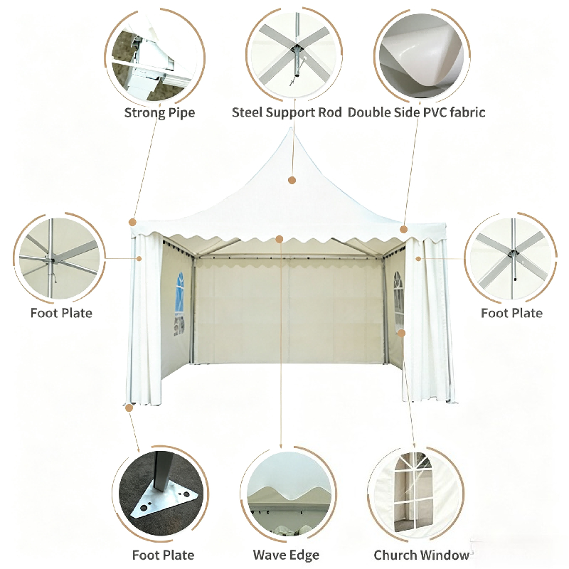 Tenda Pagoda Bianca Personaliz - Outdoor Furniture Aluminium recensione e prezzo